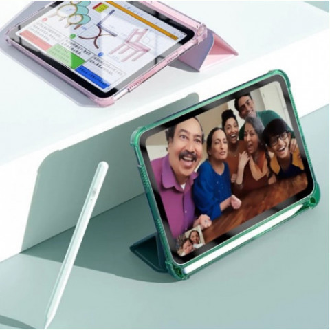 Чохол BeCover TPU Edge з кріпленням Apple Pencil для Apple iPad Air 11" M2 2024 Dark Green (711433)