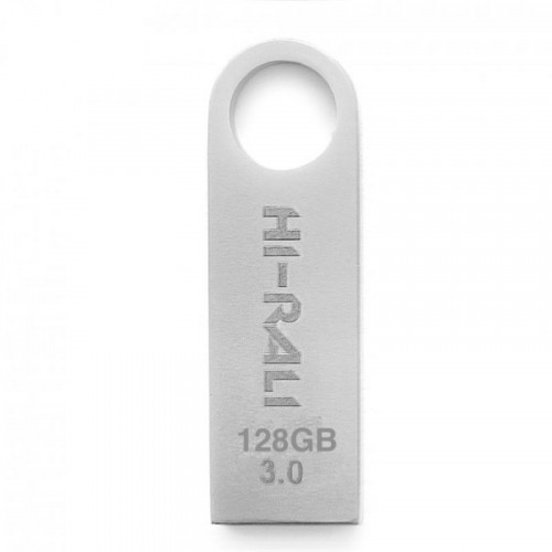 Флеш-накопичувач USB3.0 128GB Hi-Rali Shuttle Series Silver (HI-128GB3SHSL)