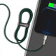 Кабель Baseus Cafule Metal USB - Lightning (M/M), 2.4A, 1 м Black (6953156202245)