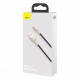 Кабель Baseus Cafule Metal USB - Lightning (M/M), 2.4A, 1 м Black (6953156202245)