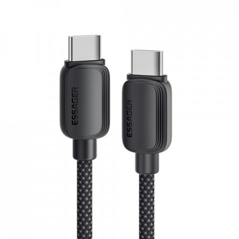 Кабель Essager Breeze USB Type-C - USB Type-C (M/M), 100W, 2 м Blue (EXCTT1-WLA03-P)