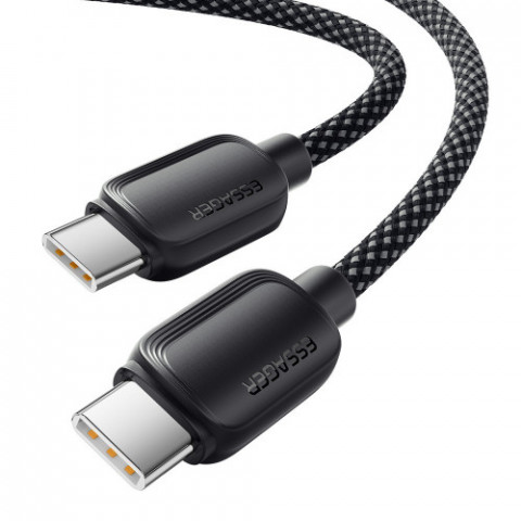 Кабель Essager Breeze USB Type-C - USB Type-C (M/M), 100W, 2 м Blue (EXCTT1-WLA03-P)