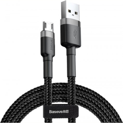 Кабель Baseus Cafule USB-microUSB, 3м Black/Grey (CAMKLF-HG1)