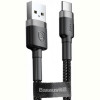 Кабель Baseus Cafule USB-microUSB, 3м Black/Grey (CAMKLF-HG1)