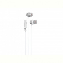 Гарнітура SkyDolphin SR30 with mic for Type-C DAC White (HF-000486)