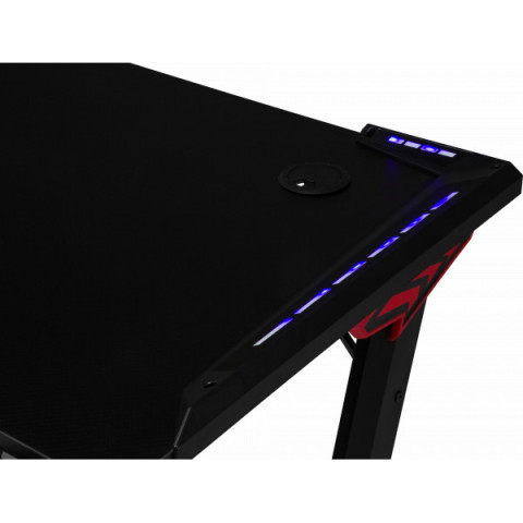 Геймерський комп'ютерний стіл GT Racer T-1212 (120x60x73) Black