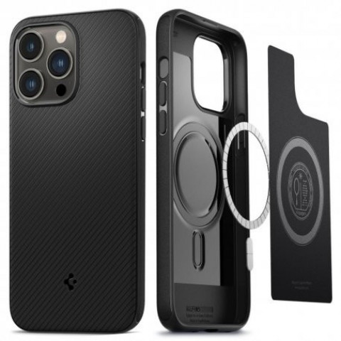 Чехол Spigen Mag Armor MagFit для Apple iPhone 14 Pro Matte Black (ACS04989)
