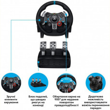Руль Logitech G29 Driving Force PC/PS3/PS4 Black (941-000112)