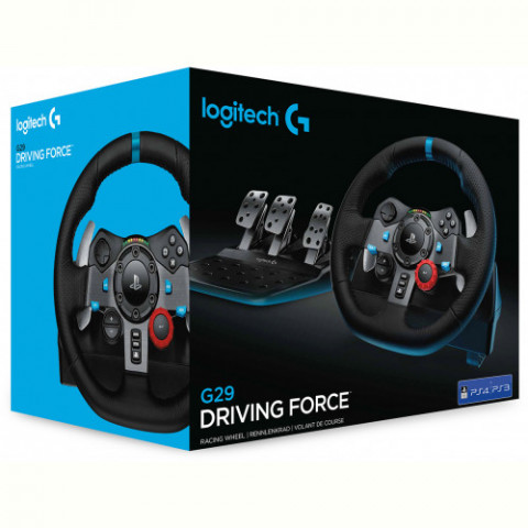 Руль Logitech G29 Driving Force PC/PS3/PS4 Black (941-000112) Купити в Україні