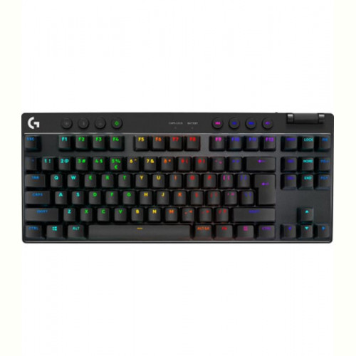 Клавiатура Logitech G PRO X TKL Lightspeed Black Tactile (920-012136)