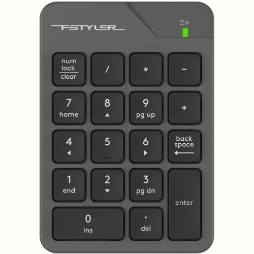 Клавіатура цифрова A4Tech Fstyler FGK21C Grey