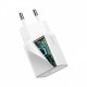 МЗП Baseus Super Silicone Quick Charger 20W (Type-C) + With Cable Type-C to Lightning white Купити в Україні