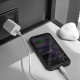 МЗП Baseus Super Silicone Quick Charger 20W (Type-C) + With Cable Type-C to Lightning white Купити в Україні