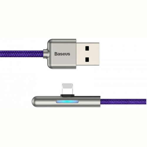 Кабель Baseus Iridescent Lamp Mobile Game USB3.1-Lightning 1.5A, 2м, Purple (CAL7C-B05)