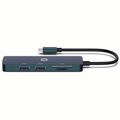 Концентратор HP USB3.0 Type-C - USB/HDMI/SD/TF (DHC-CT203) Black