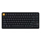 Клавіатура механічна Keychron J1 82Key, K pro Banana, WL/BT/USB-A, QMK, Hot-swap, EN/UKR, RGB, чорний
