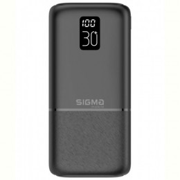 Універсальна мобільна батарея Sigma mobile X-Power SI30A3QL 30000mAh Black (4827798423912)