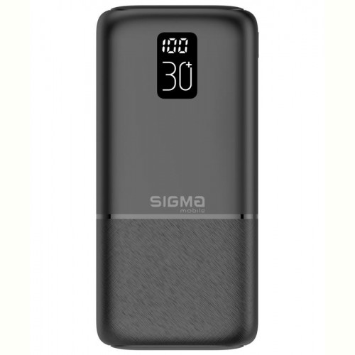 Універсальна мобільна батарея Sigma mobile X-Power SI30A3QL 30000mAh Black (4827798423912)