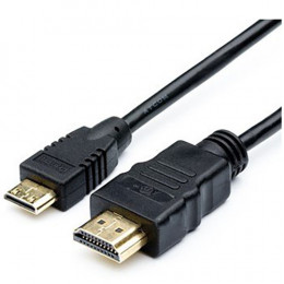 Кабель Atcom HDMI - mini-HDMI V 1.4 (M/M), 2 м, Black (11502) пакет