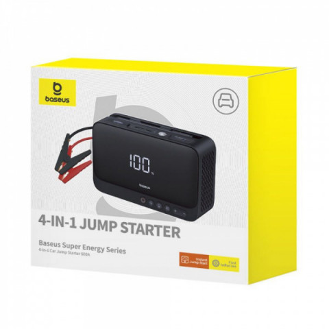 Пусковий Пристрій Baseus Super Energy Series 4в1 600A black Купити в Україні