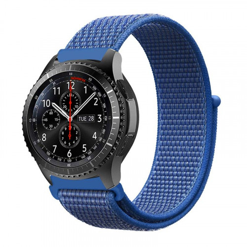 Ремінець BeCover Nylon Style для Huawei Watch GT/GT 2 46mm/GT 2 Pro/GT Active/Honor Watch Magic 1/2/GS Pro/Dream Blue (705874)