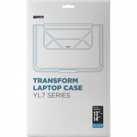 Чохол для ноутбука ArmorStandart Laptop Sleeve Stand YL7 14" Black (ARM69065)