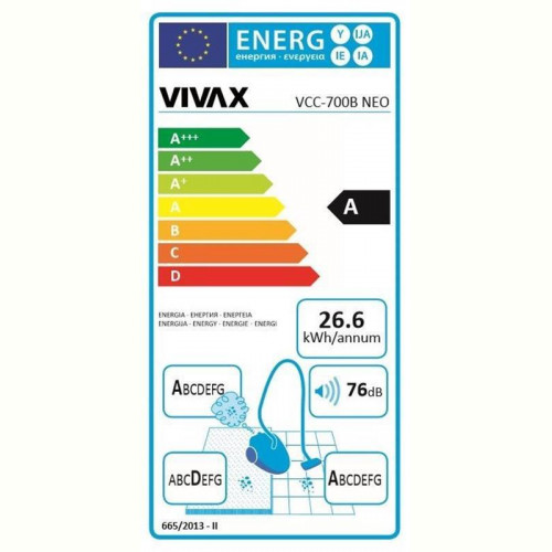 Пилосос Vivax VCC-700B Neo