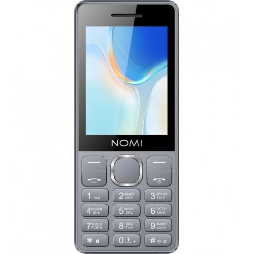 Мобiльний телефон Nomi i2860 Dual Sim Grey