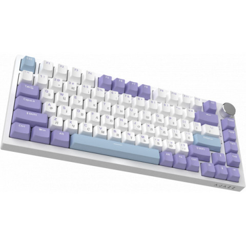 Дротова механічна клавіатура Ajazz AK820 Sea Salt Switch White (AK820-SS-PWB) Купити в Україні
