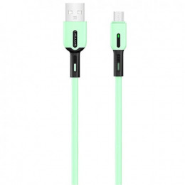 Кабель Usams US-SJ432 USB - Micro USB, 1 м, Mint (SJ432USB03)