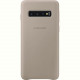 Чохол-накладка Samsung Leather Cover для Samsung Galaxy S10 SM-G973 Gray (EF-VG973LJEGRU)