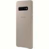 Чохол-накладка Samsung Leather Cover для Samsung Galaxy S10 SM-G973 Gray (EF-VG973LJEGRU)