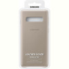 Чохол-накладка Samsung Leather Cover для Samsung Galaxy S10 SM-G973 Gray (EF-VG973LJEGRU)