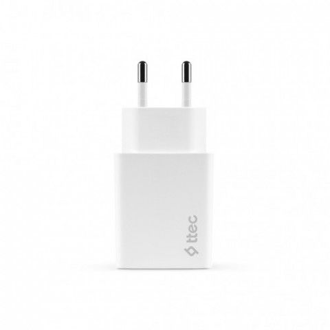Мережевий зарядний пристрій Ttec SmartCharger USB-C/Lightning /20Вт White (2SCS22BL)