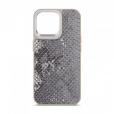 Чохол Harder Snake Pattern для Apple iPhone 14 Pro Max Grey Silver (ARM76816)
