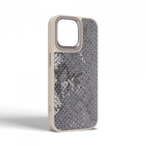 Чохол Harder Snake Pattern для Apple iPhone 14 Pro Max Grey Silver (ARM76816)