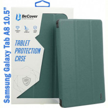Чохол-книжка BeCover Soft Edge для Samsung Galaxy Tab A8 SM-X200/SM-X205 Dark Green (708358)