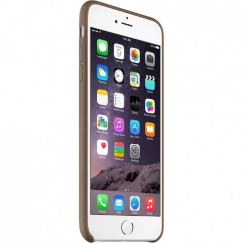 Чохол Apple Leather Case для iPhone 6 Plus/6S Plus Brown (MGQR2)
