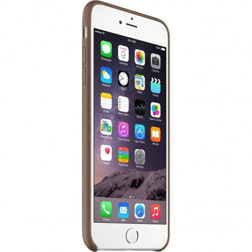 Чохол Apple Leather Case для iPhone 6 Plus/6S Plus Brown (MGQR2)