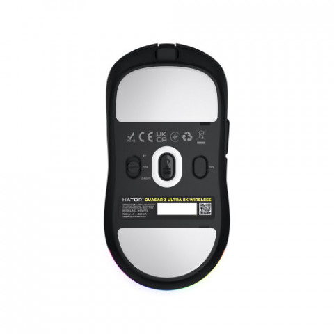 Миша бездротова Hator Quasar 3 Ultra 8K Wireless Black Edition (HTM772)
