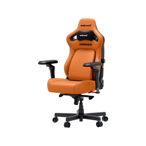 Крісло геймерське ігрове Anda Seat Kaiser 4 V2 Size XL Orange PVC (AD12YDDC-XLL-20-O-PV/C-03) Купити в Україні