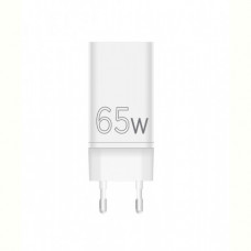 Мережевий зарядний пристрій Sigma mobile X-power 65W GaN, PD, QC (2xUSB-C + 1xUSB-A) White (PS65-01)
