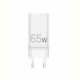 Мережевий зарядний пристрій Sigma mobile X-power 65W GaN, PD, QC (2xUSB-C + 1xUSB-A) White (PS65-01)