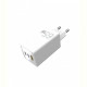 Мережевий зарядний пристрій Sigma mobile X-power 65W GaN, PD, QC (2xUSB-C + 1xUSB-A) White (PS65-01)