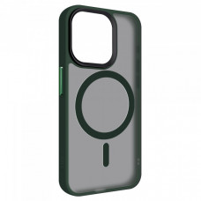 Чохол ArmorStandart Uniq Magsafe для Apple iPhone 15 Pro Dark Green (ARM75322)