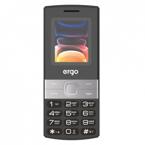 Мобiльний телефон Ergo B185 Dual Sim Black