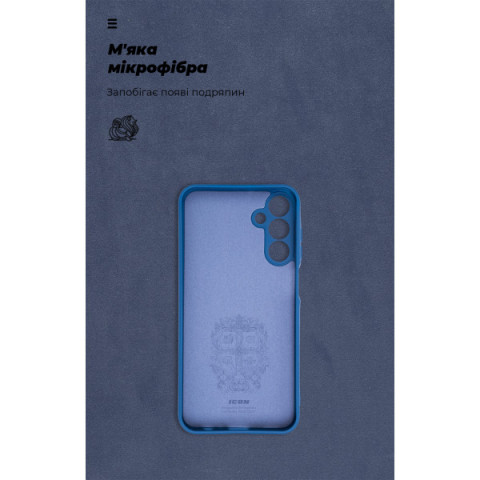 Чохол ArmorStandart ICON для Samsung A15 4G (A155) / A15 5G Camera cover Dark Blue (ARM76387)