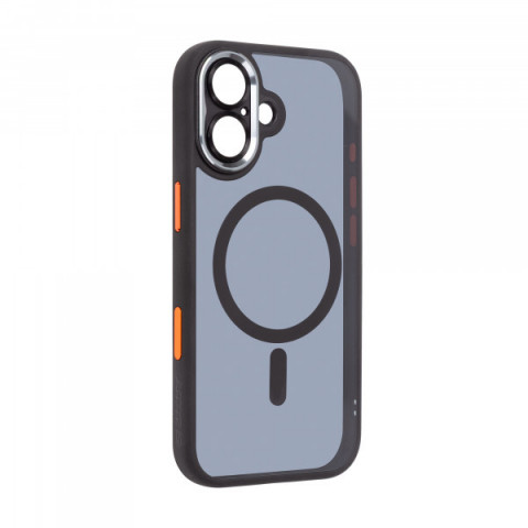 Чохол ArmorStandart Unit MagCase SE для Apple iPhone 17 Black Orange (ARM86314)