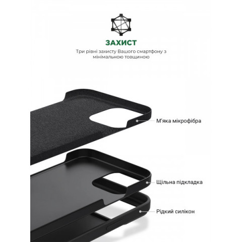 Чохол ArmorStandart ICON2 Case для Apple iPhone 13 Pro Max Midnight (ARM60710)