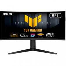 Монітор Asus 34" TUF Gaming VG34WQL5A 2xHDMI, 2xDP, 4xUSB, MM, VA, 3440x1440, 21:9, 165Hz, 1ms, sRGB 120%, CURVED, AdaptiveSync, HAS, HDR400